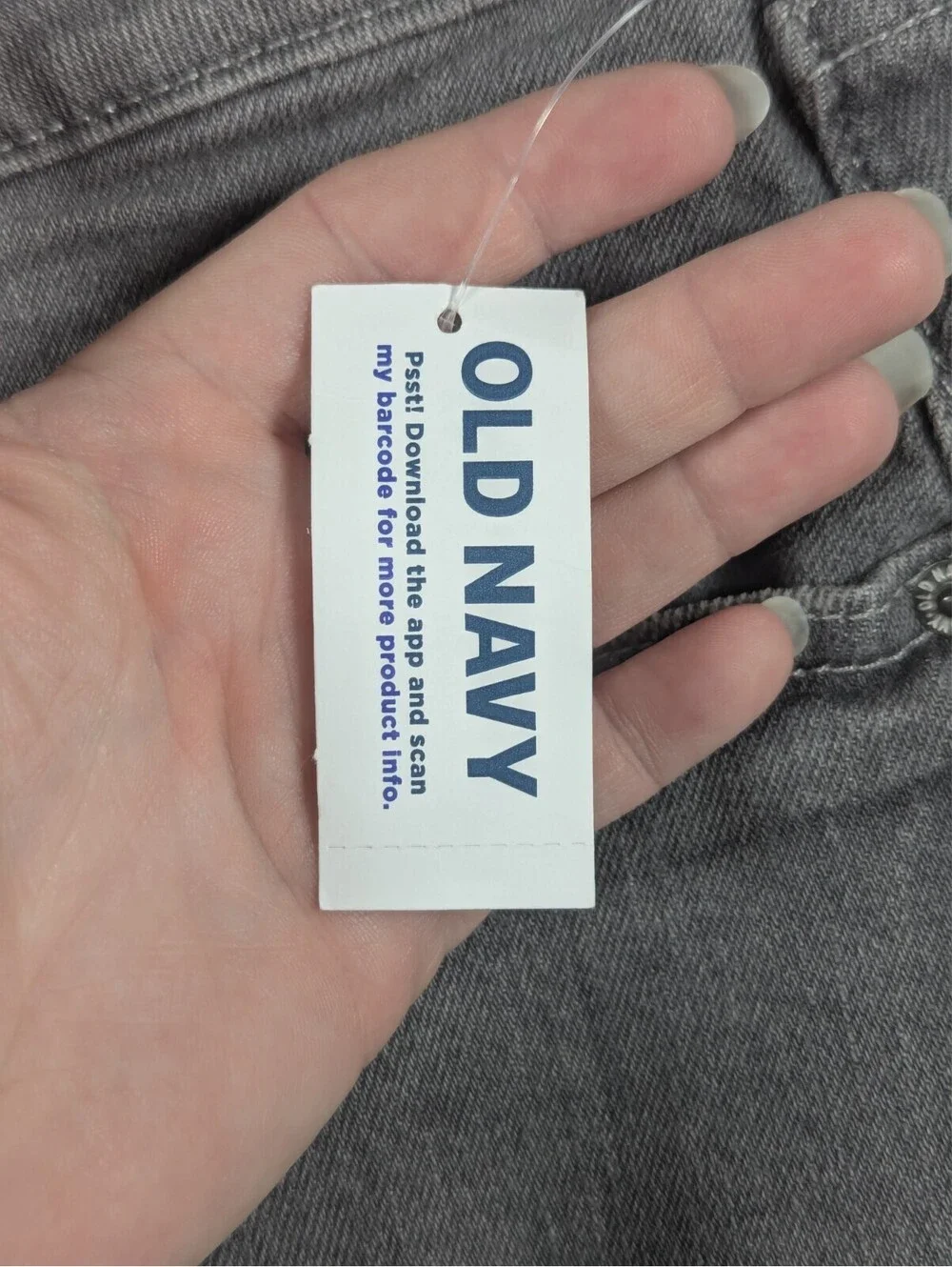 Old Navy - Women’s - O.G. Straight - High Rise - Gray - Size: 28